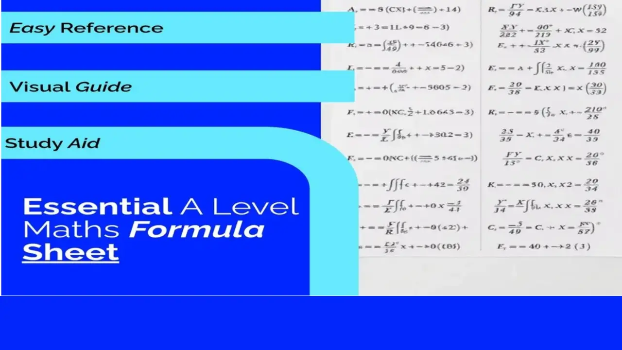 edexcel maths a level formula booklet